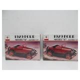 Group of NOS Vintage Classic Car Model Kits - 1929 Ford etc