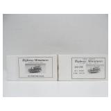 Large Group of Mint in Box HIGHWAY MINIATURES Scale Model Vehicles & Accessories
