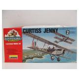 2 Lindberg CURTISS JENNY Airplane Models - One Sealed