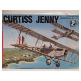 2 Lindberg CURTISS JENNY Airplane Models - One Sealed