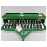 Like-New JOHN DEERE Diecast Tractor & Planter Set