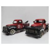 2 Mint Condition Metal TEXACO Tow Trucks