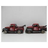 2 Mint Condition Metal TEXACO Tow Trucks
