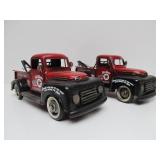 2 Mint Condition Metal TEXACO Tow Trucks