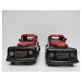 2 Mint Condition Metal TEXACO Tow Trucks