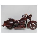 Very Cool Carved Wood 13.5" Motorcycle