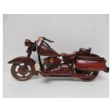Very Cool Carved Wood 13.5" Motorcycle