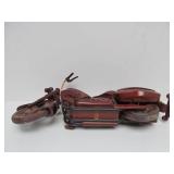 Very Cool Carved Wood 13.5" Motorcycle