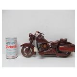 Very Cool Carved Wood 13.5" Motorcycle