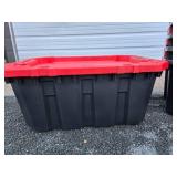 Lot of 7 New or Like New Heavy Duty HUSKY Latch & Stack 15 Gallon Totes w/Lids