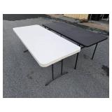 2 - 6 Foot Folding Utility Tables - Including Lifetime