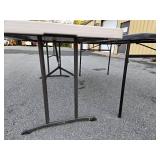 2 - 6 Foot Folding Utility Tables - Including Lifetime