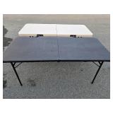 2 - 6 Foot Folding Utility Tables - Including Lifetime
