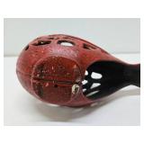 Cast Iron Cardinal Bird Lantern