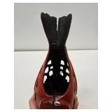 Cast Iron Cardinal Bird Lantern