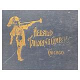 Awesome LARGE Antique Catalog/Sample Book from the Herald Tailoring Company