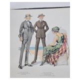 Awesome LARGE Antique Catalog/Sample Book from the Herald Tailoring Company
