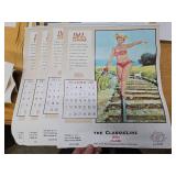 HUGE Lot of Vintage HILDA Pinup Artwork Calendars etc