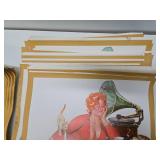 HUGE Lot of Vintage HILDA Pinup Artwork Calendars etc