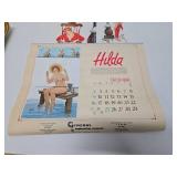 HUGE Lot of Vintage HILDA Pinup Artwork Calendars etc