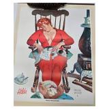 HUGE Lot of Vintage HILDA Pinup Artwork Calendars etc