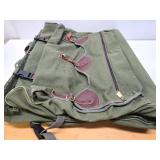 Quality BOYT Green Canvas & Leather Pak/Bag #1
