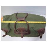 Quality BOYT Green Canvas & Leather Pak/Bag #2