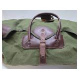 Quality BOYT Green Canvas & Leather Pak/Bag #2