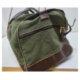 Quality BOYT Green Canvas & Leather Pak/Bag #2