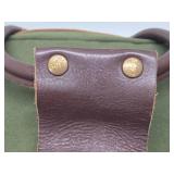 Quality BOYT Green Canvas & Leather Pak/Bag #2