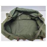 Quality BOYT Green Canvas & Leather Pak/Bag #2