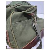 Quality BOYT Green Canvas & Leather Pak/Bag #2