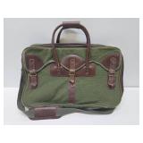 Quality BOYT Green Canvas & Leather Pak/Bag #3