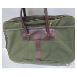Quality BOYT Green Canvas & Leather Pak/Bag #3