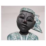 Excellent Large Carved Figural Wood Sculpture
