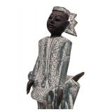 Excellent Large Carved Figural Wood Sculpture