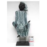 Excellent Large Carved Figural Wood Sculpture