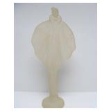 Vintage Art Deco Acrylic / Lucite Sculpture - Lady in Coat