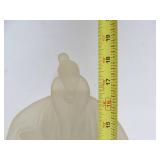 Vintage Art Deco Acrylic / Lucite Sculpture - Lady in Coat