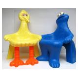 Excellent Vintage 1979 SESAME STREET Chairs - Big Bird & Cookie Monster