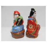 Signed Vintage Japanese Porcelain Kutani Figures
