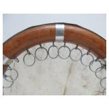 Excellent Condition Vintage Animal Hide Tambourine Instrument