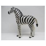 Genuine Leather Wrapped ZEBRA Statue