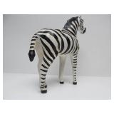 Genuine Leather Wrapped ZEBRA Statue