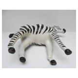 Genuine Leather Wrapped ZEBRA Statue