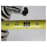 Genuine Leather Wrapped ZEBRA Statue