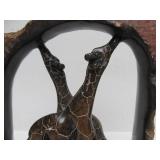 Hand Carved Stone Giraffe Sculpture