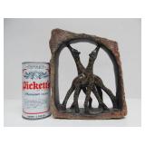 Hand Carved Stone Giraffe Sculpture
