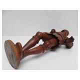 Excellently Carved Old Vintage Medieval Wood Sculpture