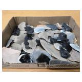 Box of Raw Assorted Stone for Making Arrowheads